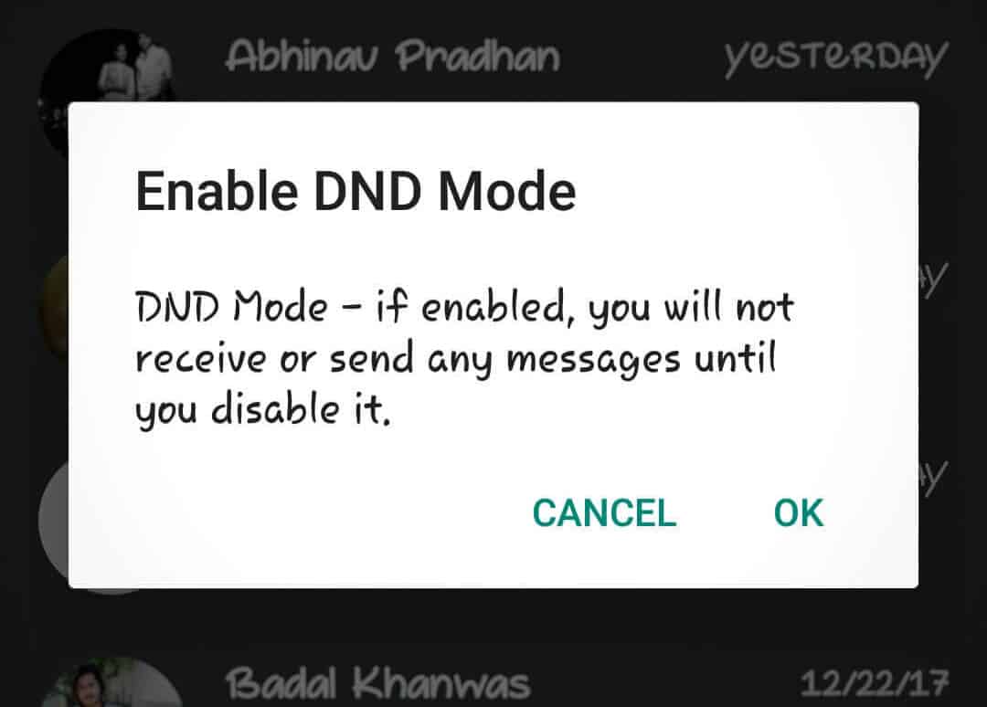 DND Features GB Whatsapp APK