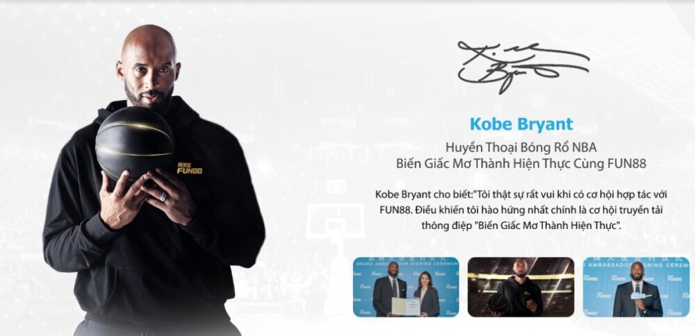 Đối tác với huyền thoại NBA Đối tác với huyền thoại NBA